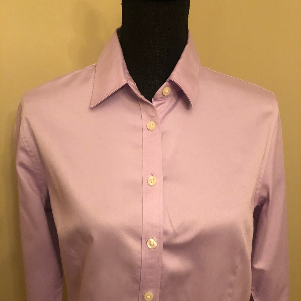 Banana Republic Tailor Fit Lavender Button Down